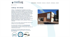 Desktop Screenshot of medilog.de
